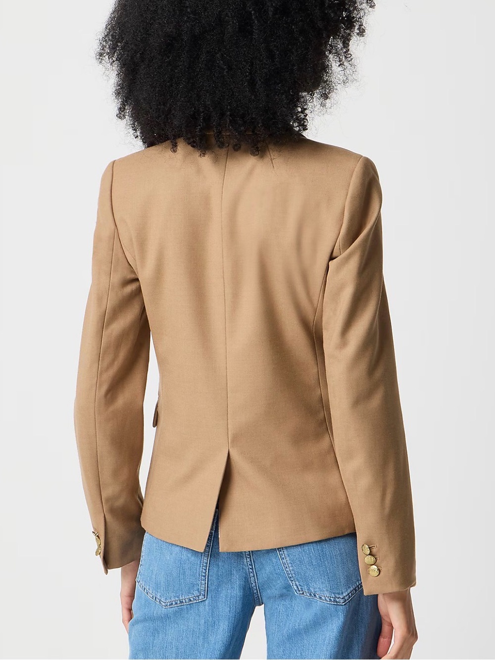 J. Crew Camel Single-Breasted Tailored Blazer - Picture 2 of 10